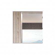 Зеркало шкаф Акватон Стоун 80 см, правое, сосна арлингтон