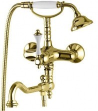 CEZARES Смеситель для ванны и душа MARGOT, золото MARGOT-VDFM2-03/24-Bi