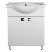 Loranto Тумба напольная с раковиной София 60х84 см , белая (CS00073483)
