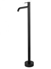 Смеситель для раковины напольного монтажа WONZON & WOGHAND STICK, Черный матовый (WW-88649905-MB)