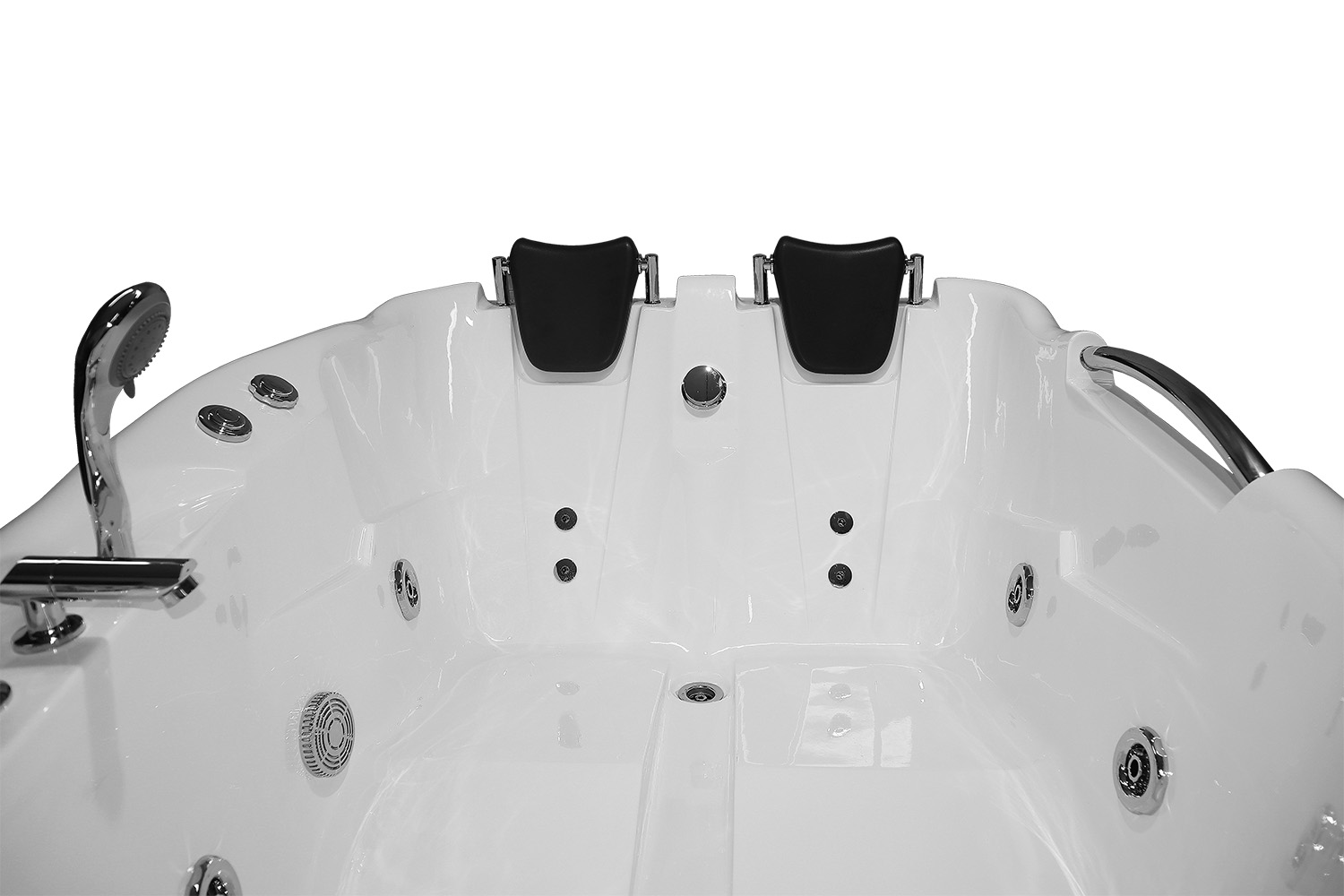 Приобрести loranto ванна акриловая с гидромассажем 170х120 см, белая, правосторонняя(cs-806rn)