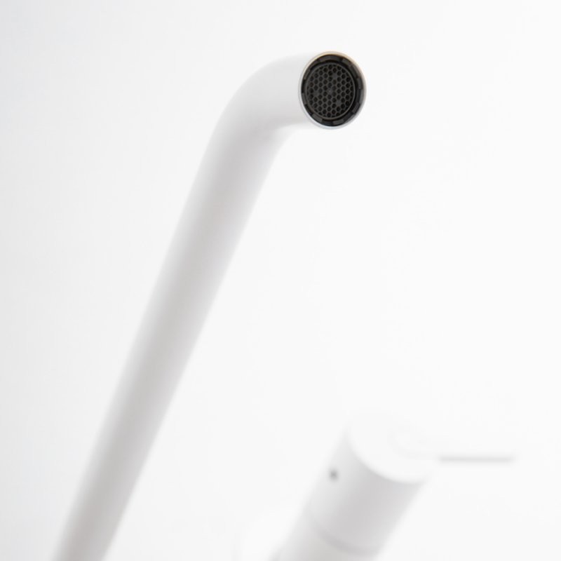 Приобрести cezares смеситель для раковины leaf, скрытый монтаж, белый матовый leaf-bli3l-bio