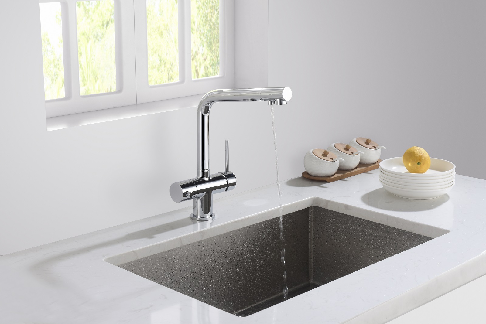 Приобрести смеситель для кухни с подключением фильтра timo saona 2396/00f хром