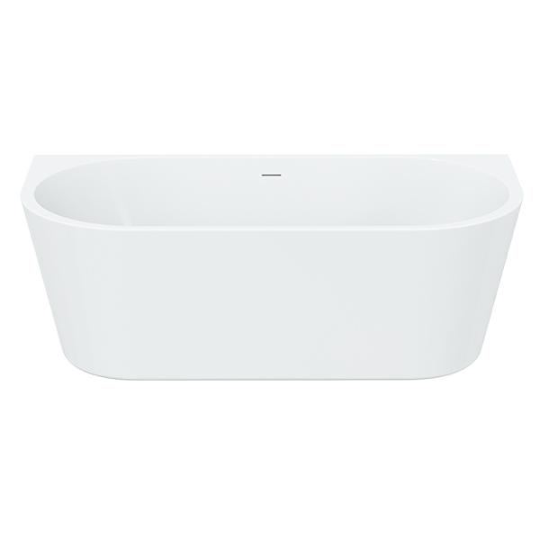 Приобрести mirsant ванна акриловая sole sigma 170*80 см, белая, с щелевым переливом ут000067257