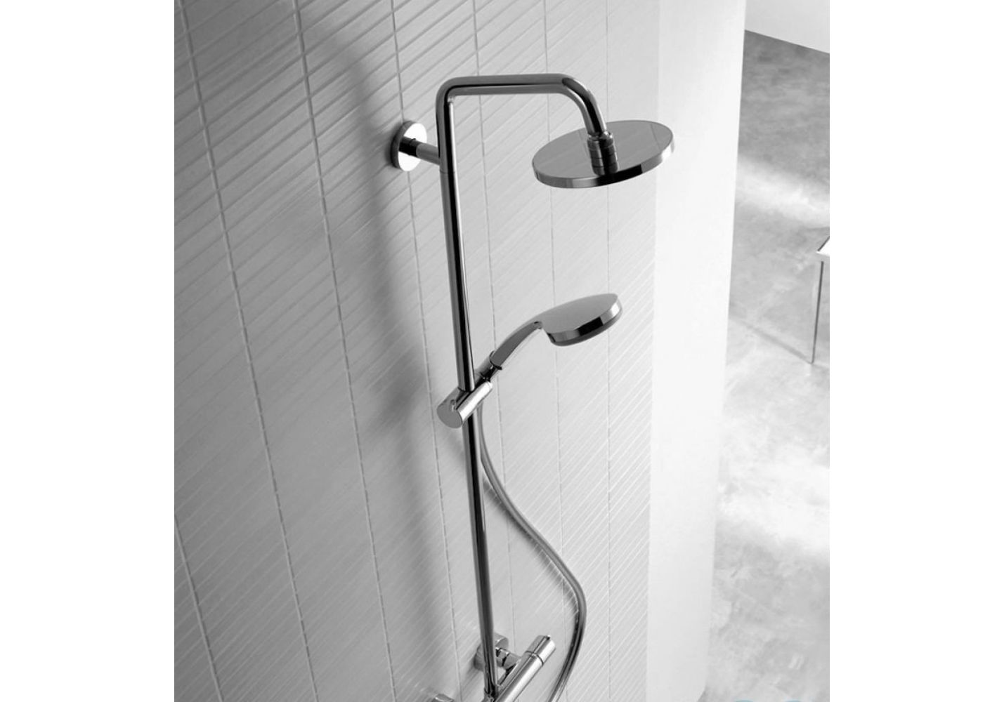 Приобрести душевая система hansgrohe croma 160 showerpipe 27135000