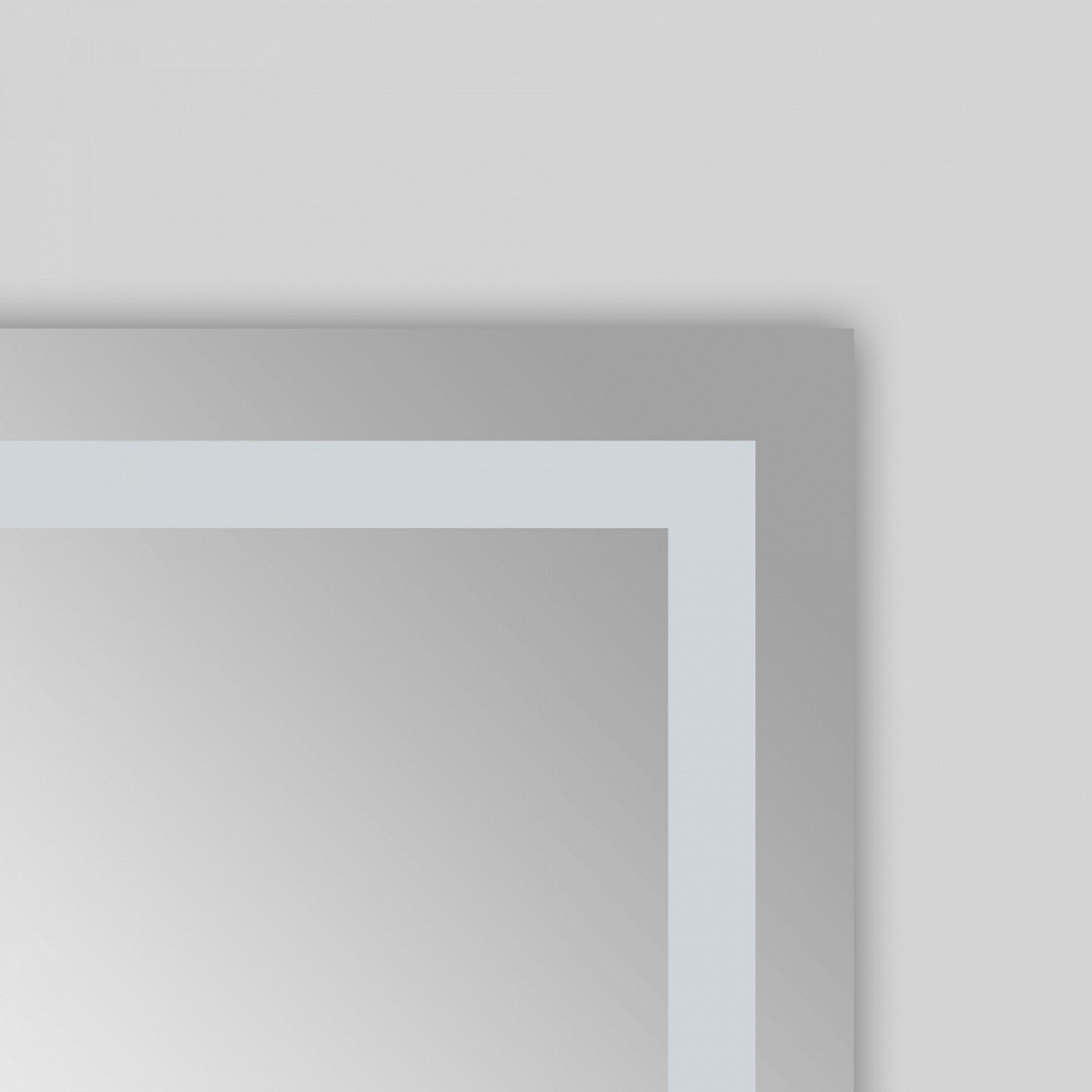 Приобрести azario зеркало 60х80 см, белый, сенсорный выключатель, диммер, az-z-046cs