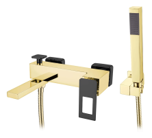 Boheme Смеситель для ванны Q, золото\черный 143-GB