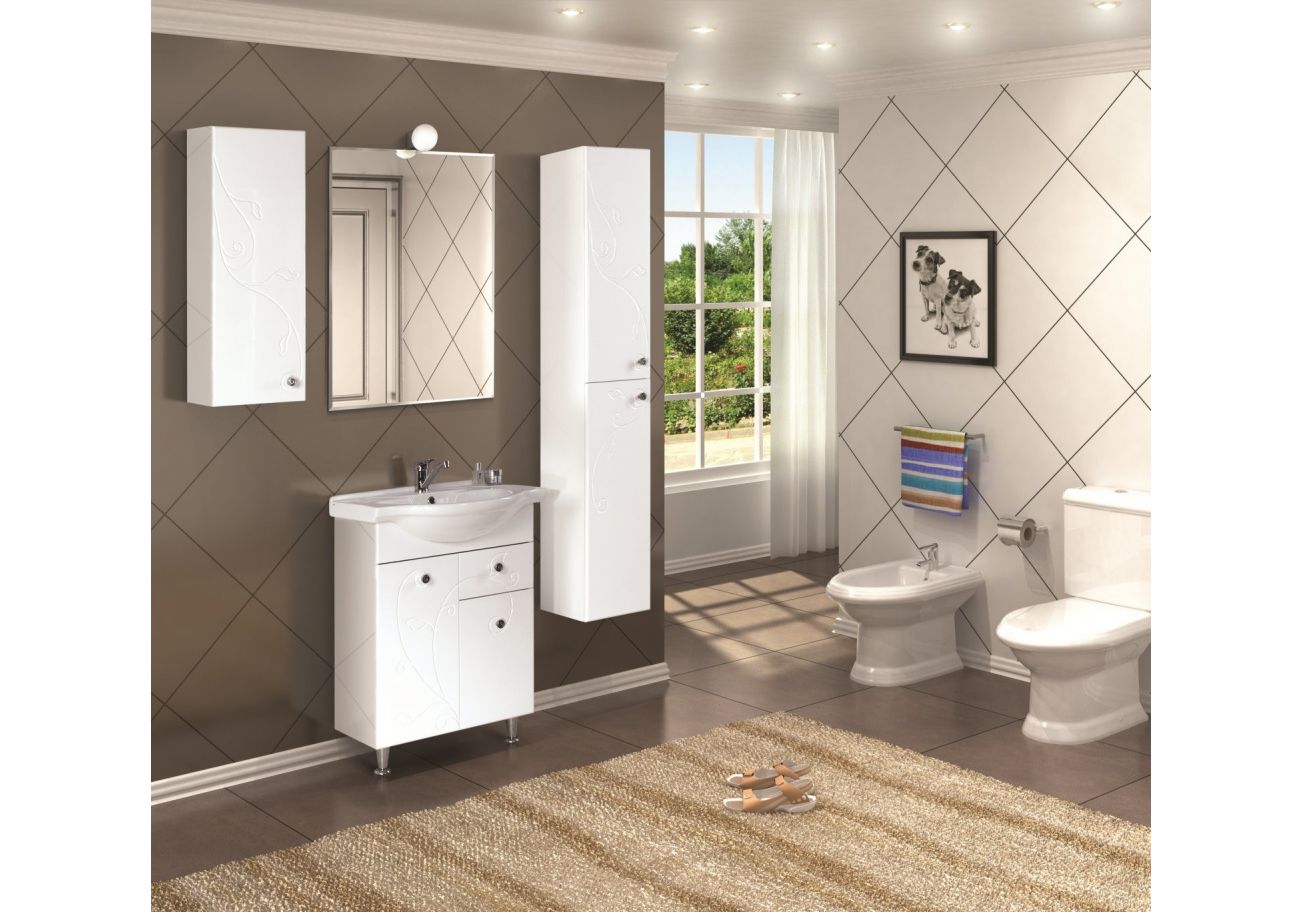 Приобрести зеркало акватон лиана 65 см