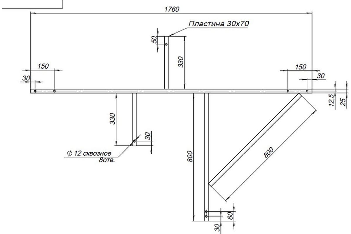 Приобрести aquanet каркас для акриловой ванны, сварной capri 160x100 см l/r