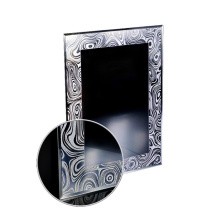 Loranto Зеркало Прага 52х73,5 см структурный рисунок, фацет, горизонтальное/вертикальное крепление ФР-00001671