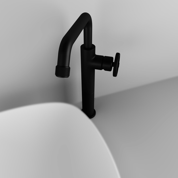 Приобрести iddis смеситель для раковины grange 326мм, высокий, черный матовый grablr1i01