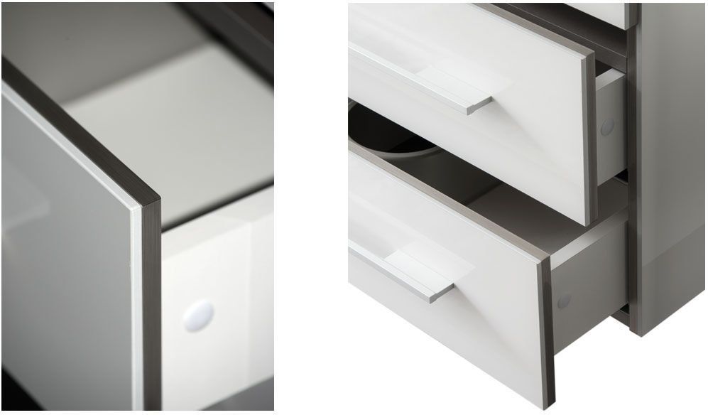 Приобрести aquanet тумба с раковиной верона 100 см, белая (подвесная 2 ящика)