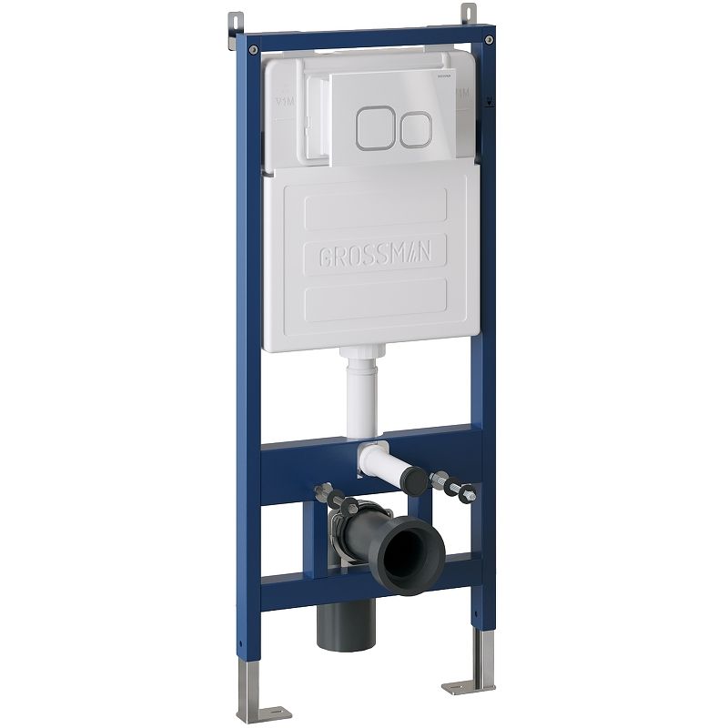 Приобрести grossman клавиша смыва cosmo, белый глянцевый\хром 700.k31.02.000.000