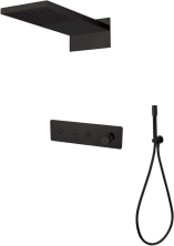 Boheme Душевая система Fusion, встраиваемая, черная 130-B