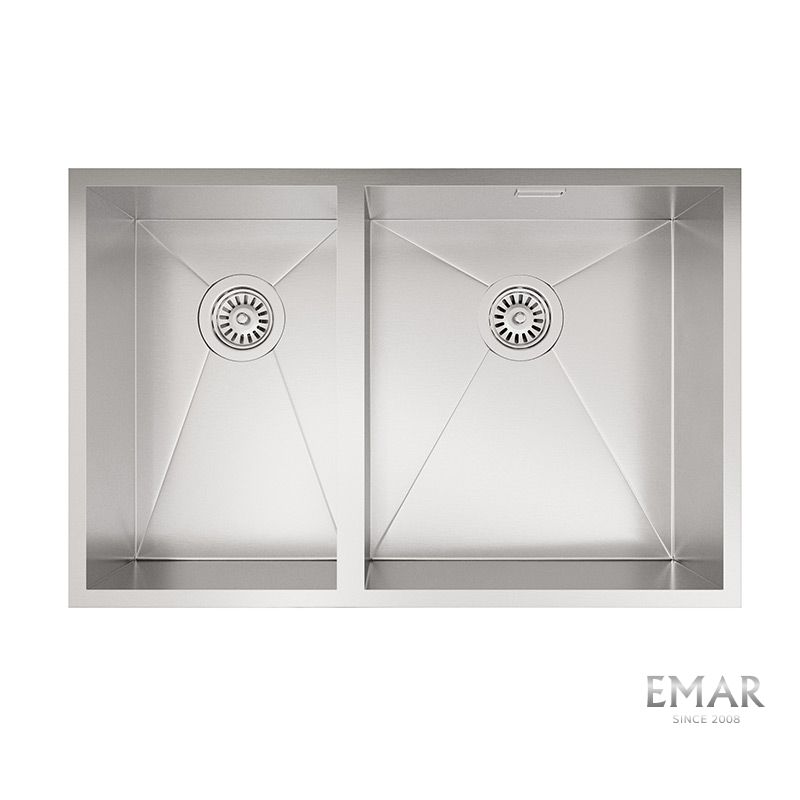 Приобрести oulin кухонная мойка 75х49 см, сатин oulin ol-f202