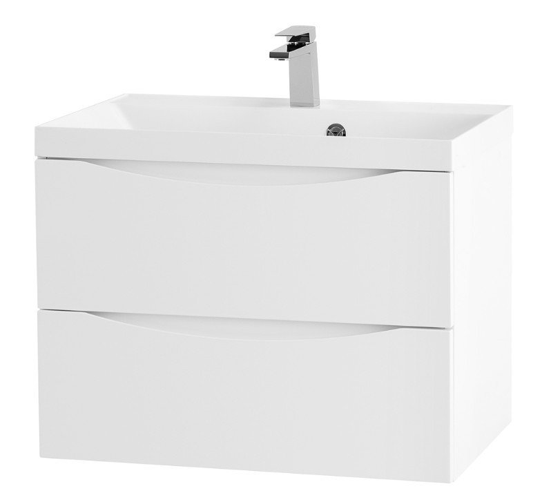Приобрести тумба подвесная с раковиной belbagno marino-600-2c-so-bo-p 60 см, bianco opaco