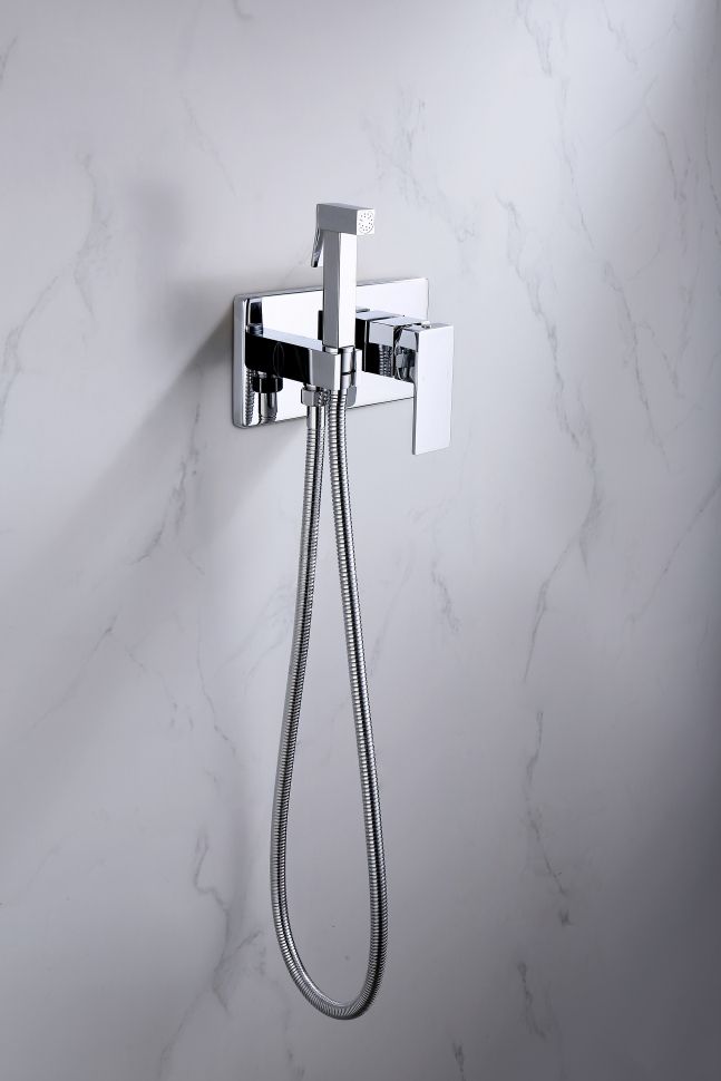 Приобрести grocenberg смеситель с гигиеническим душем, хром gb004cr