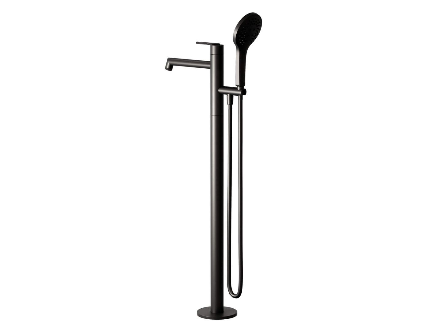 Приобрести hayzburg напольный смеситель для ванны, графит hb-4023gg