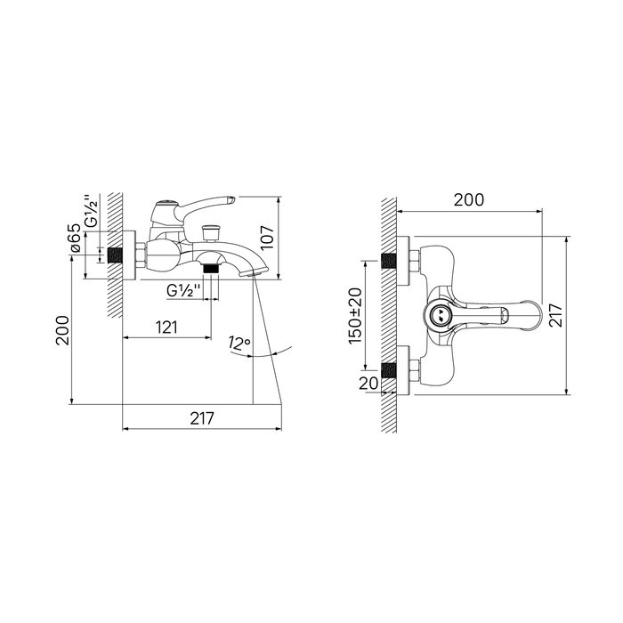 Приобрести iddis смеситель для ванны oldie 217мм, желтое золото oldyg00i02