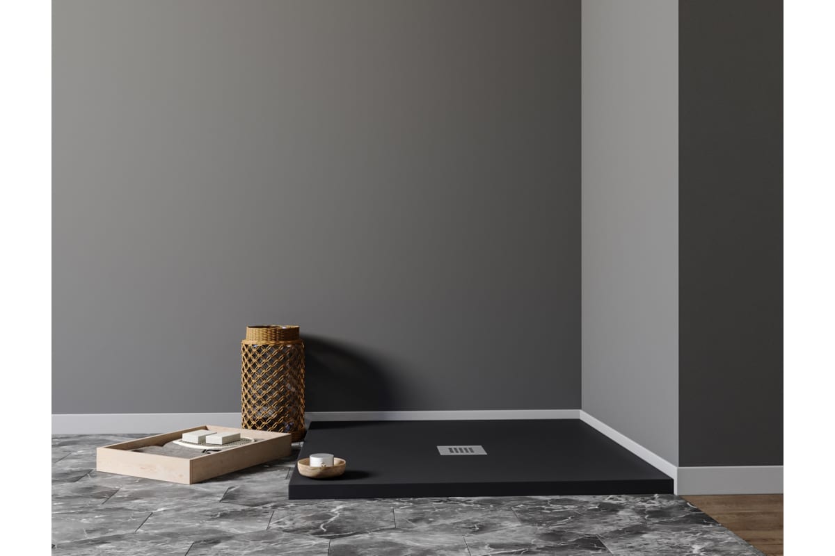 Приобрести aquanet душевой поддон pleasure 100х100 см, черный