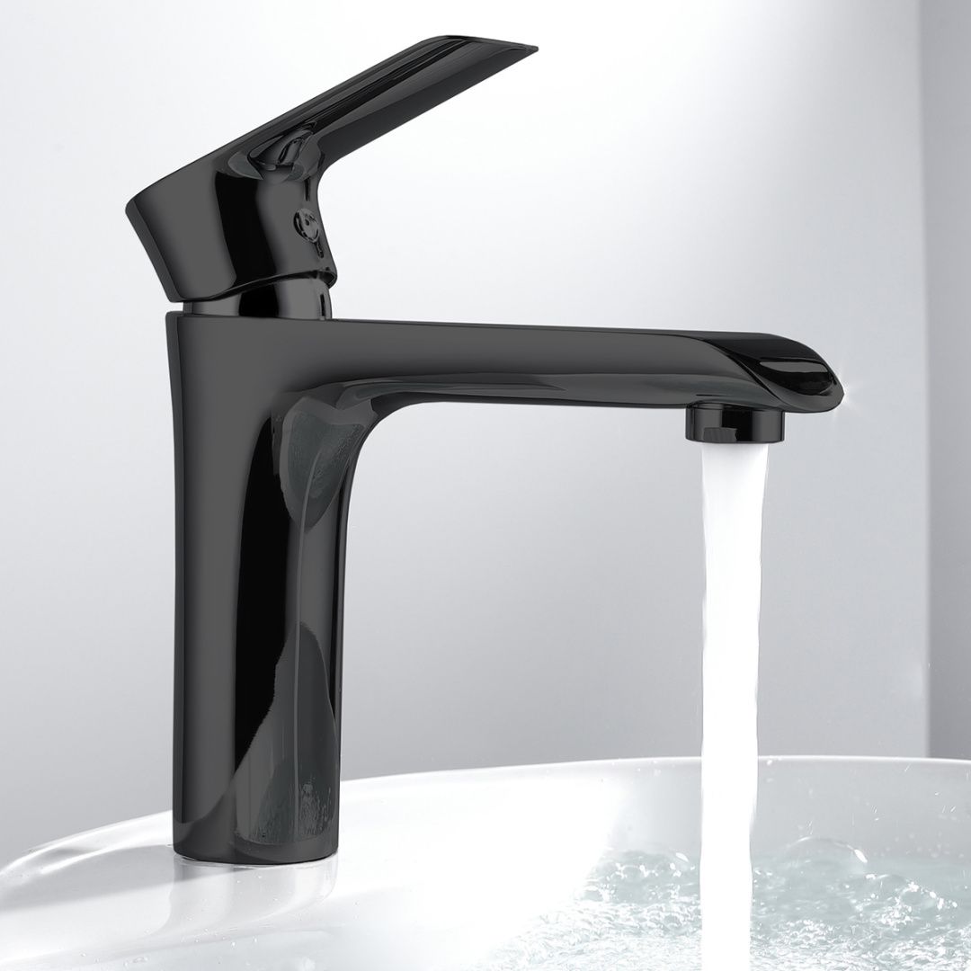 Приобрести vincea смеситель для раковины esse, черная матовая vbf-1e1mb