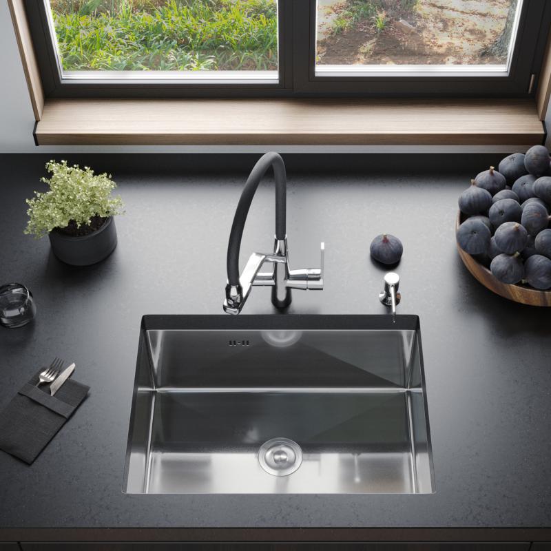 Приобрести gerhans кухонная мойка 60х50 см, сатин