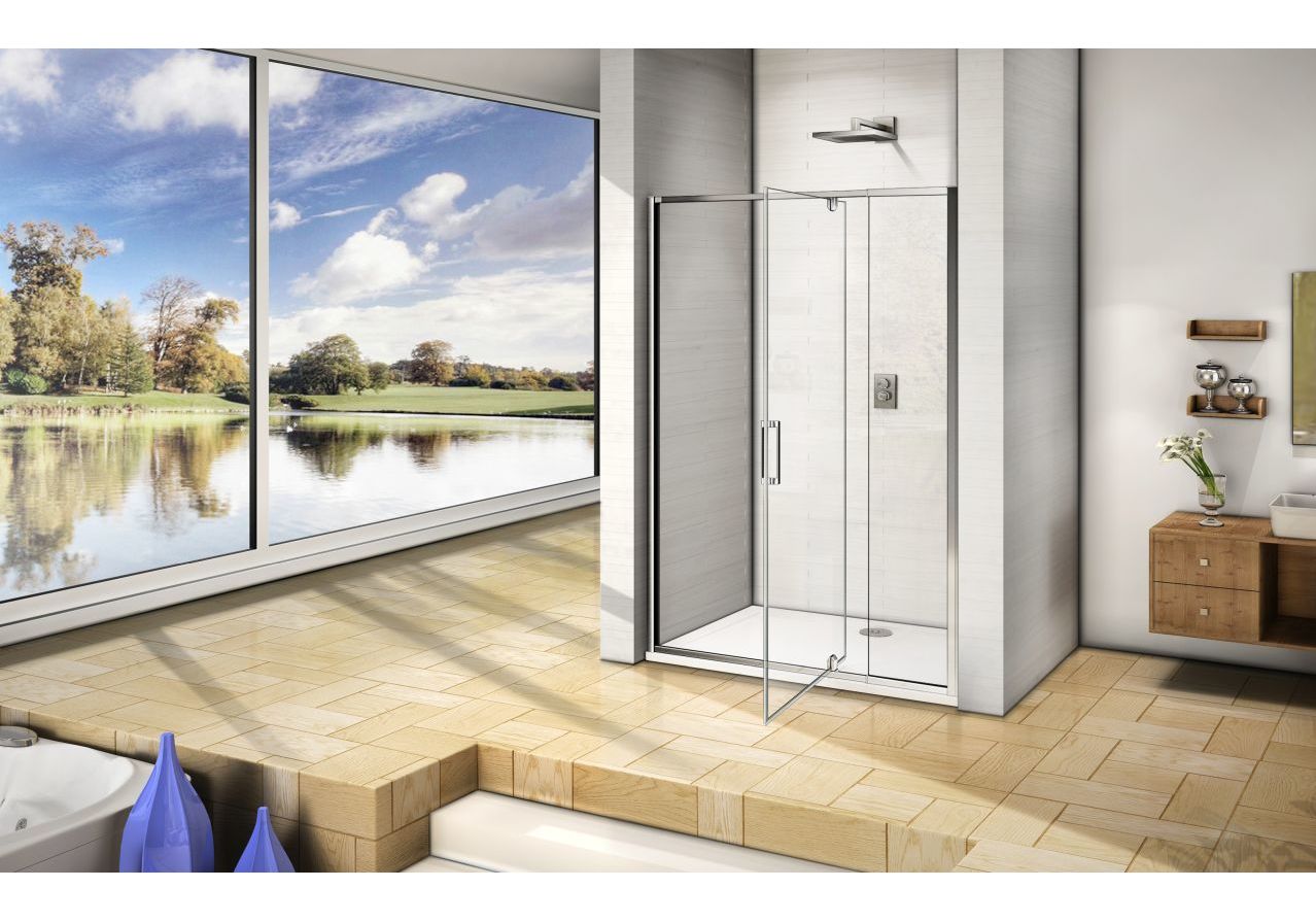 Приобрести дверь душевая bas orion wtw-pd-110-c-ch 110 см