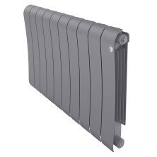 Royal Thermo Радиатор биметаллический Infinity 500 /Silver Satin ( серебристый ) -10 секц.