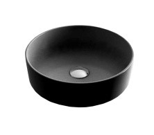 Mirsant Раковина чаша Shell-0218 Black Matt 42х42 см, черная матовая УТ000067493