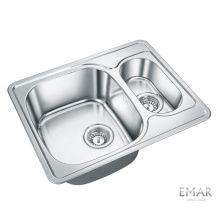 Emar Кухонная мойка 59х48 см, хром EMAR 5948