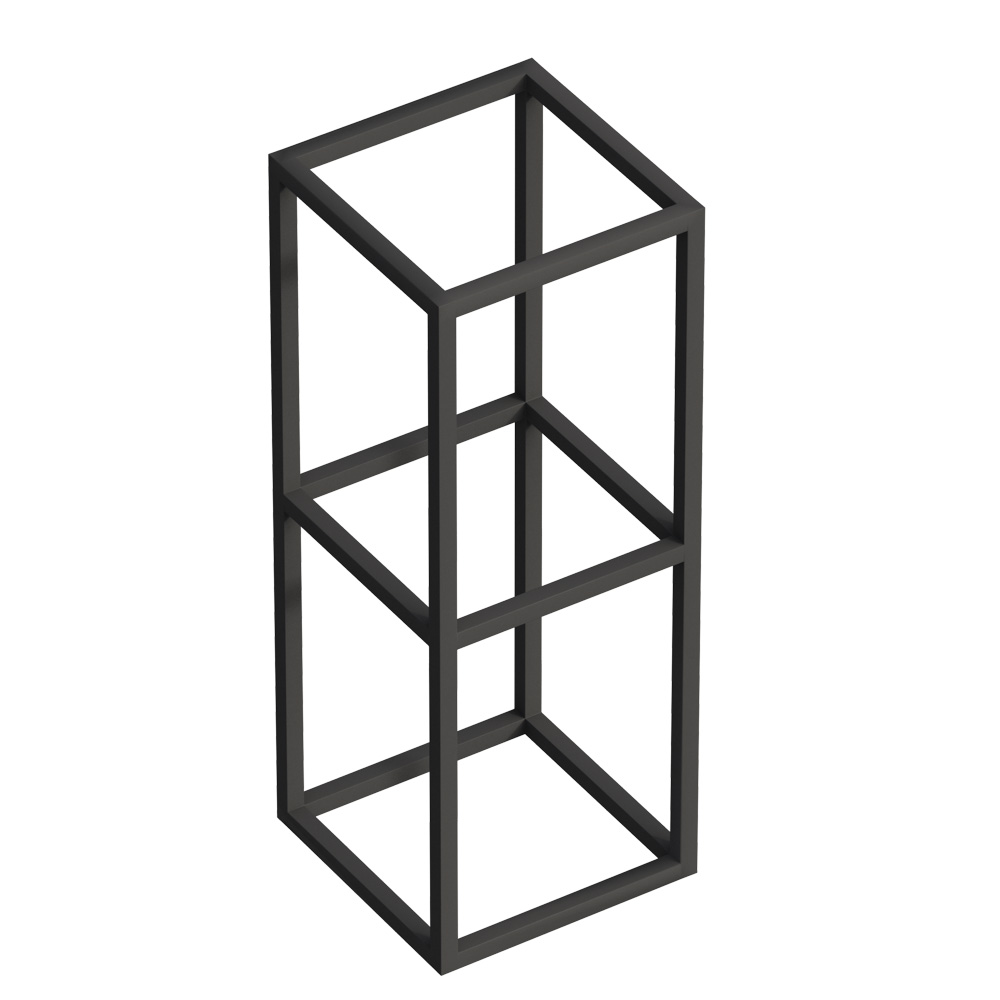 Приобрести cezares полка металическая cadro 58 см, подвесная , черная cadro-30/30/80-2c-so-met-st