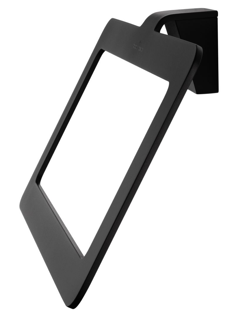 Приобрести кольцо для полотенец wonzon & woghand eclipse, черный матовый (ww-v2201-mb)