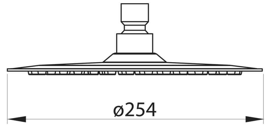 Приобрести belbagno верхний душ nova 25х25 см, сатин bb-sldc2-in