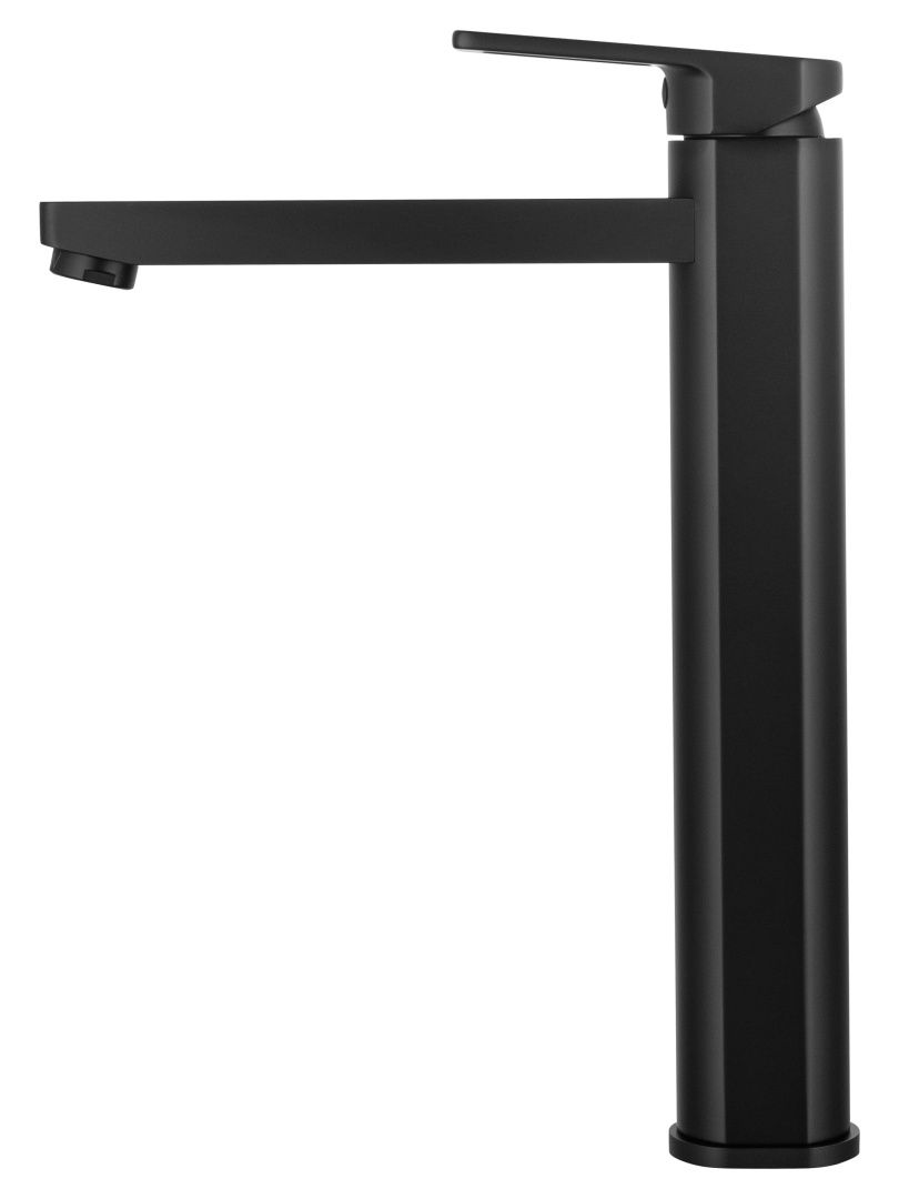 Приобрести смеситель для раковины высокий wonzon & woghand frame, черный матовый (ww-88239010-mb)
