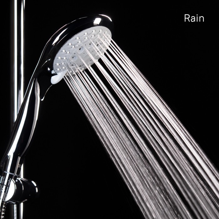 Приобрести iddis душевая лейка 5f 267мм, пятирежимная, хром a10161