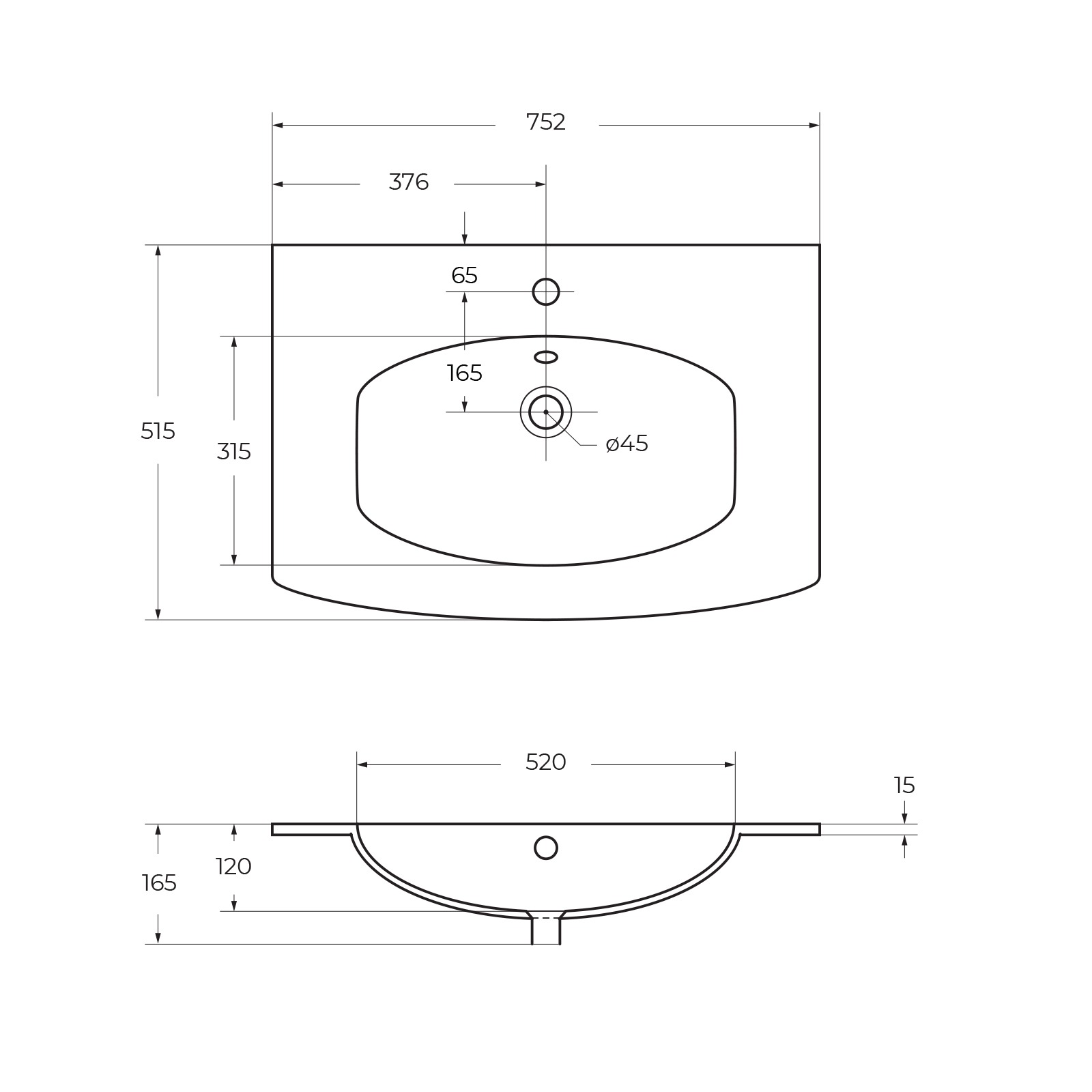 Приобрести cezares тумба подвесная с раковиной elettra 104 см grafite, литьевой мрамор, графит 55522