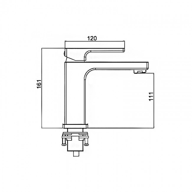 Приобрести gappo смеситель для раковины g1017-8, белый\хром 94949
