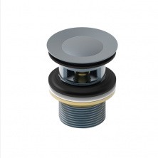 IDDIS Донный клапан Slide 63мм с переливом, графит SLIGM00i88