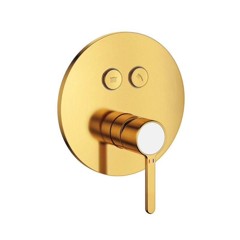 Приобрести cezares душевая система eco, брашированное золото eco-dset-boro