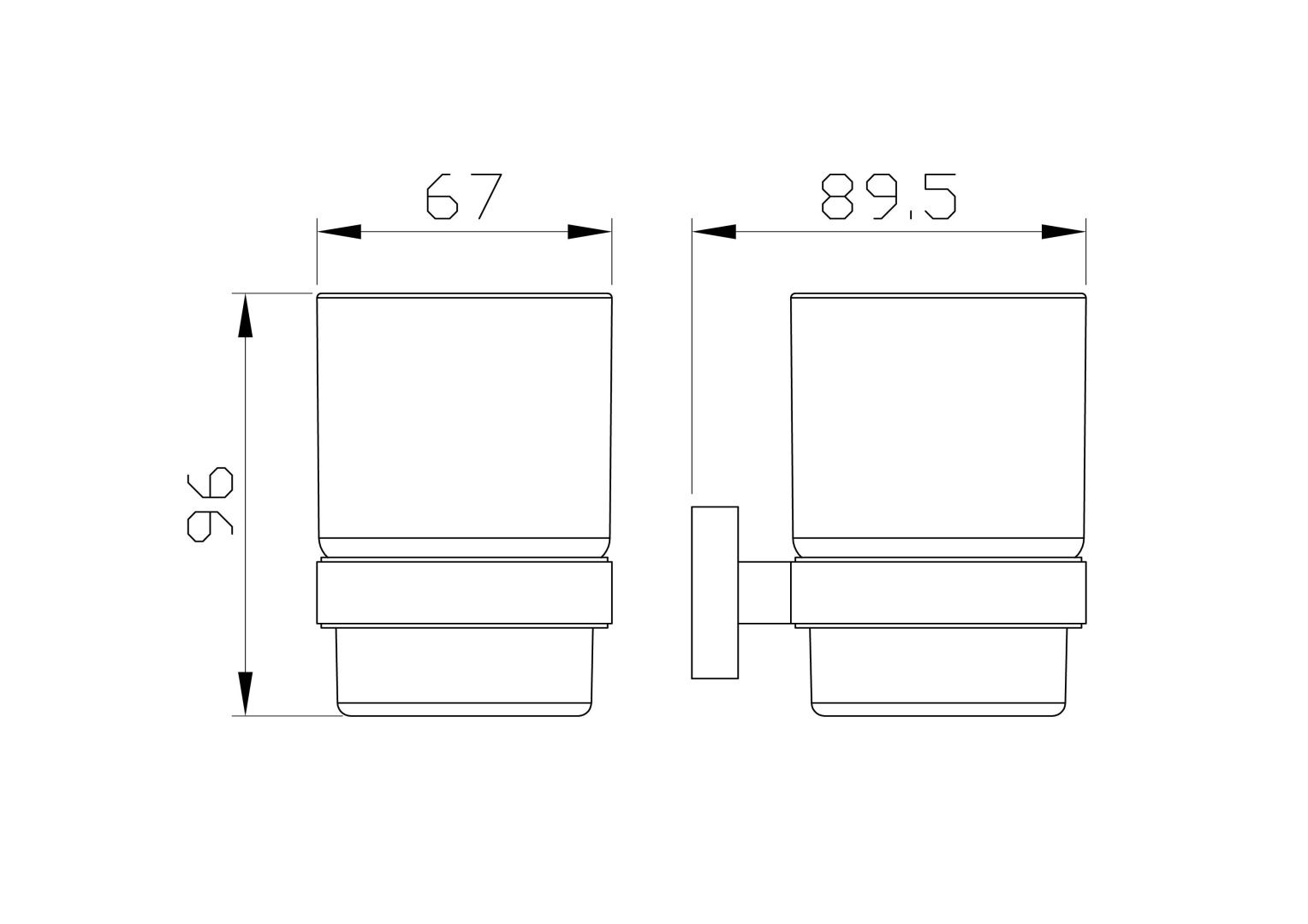 Приобрести стакан для зубных щеток с держателем wonzon & woghand graffity, брашированное золото (ww-9321-bg)