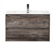 Тумба подвесная с раковиной BelBagno KRAFT-800-2C-SO-PP 80 см, Pino Pasadena