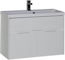 Aquanet Тумба с раковиной Латина 90 см, белая 00212933