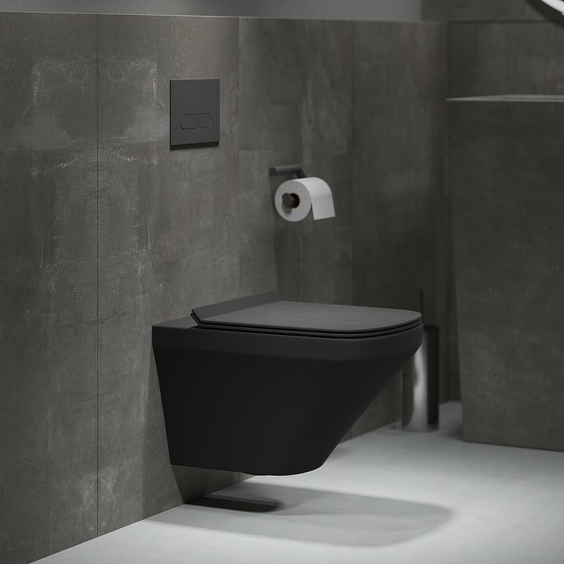 Приобрести grossman унитаз подвесной color с крышкой дюропласт, микролифт, черный gr-4440bms