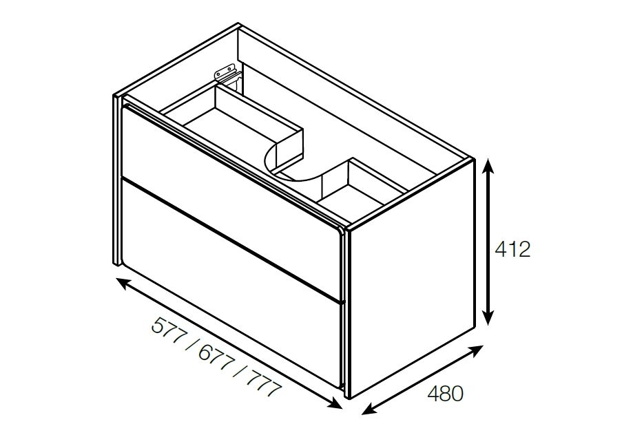 Приобрести тумба подвесная roca ronda с раковиной 80 см, бетон/белый глянец z.ru93.0.300.4; 7.3274.7.000.0