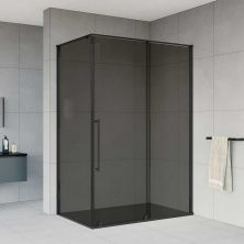 Vincea Душевое ограждение Arno 90х120 см, тонированное, черное VSR-1A9012CGB