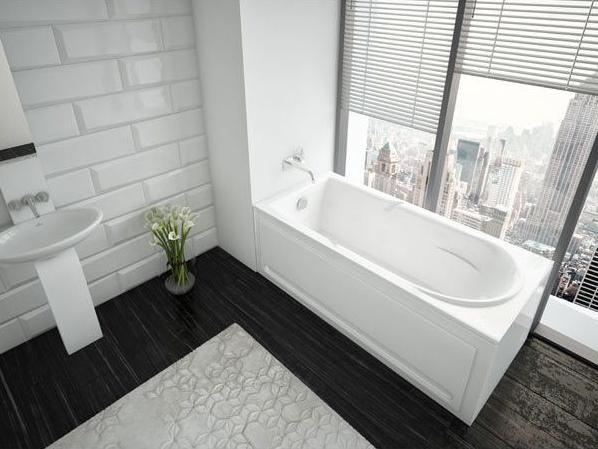 Приобрести акриловая ванна aquatek леда 170x80 см