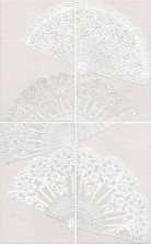 Панно настенное Kerama Marazzi Мерлетто Кружево (компл. из 4х шт.)