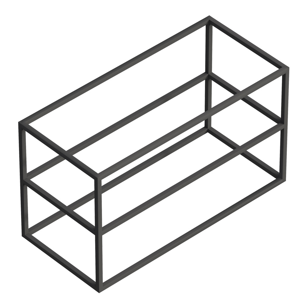 Приобрести cezares тумба подвесная с раковиной cadro 120 см см, двухярусная nero, черная, cadro-120/46/58-2c-so-met-st