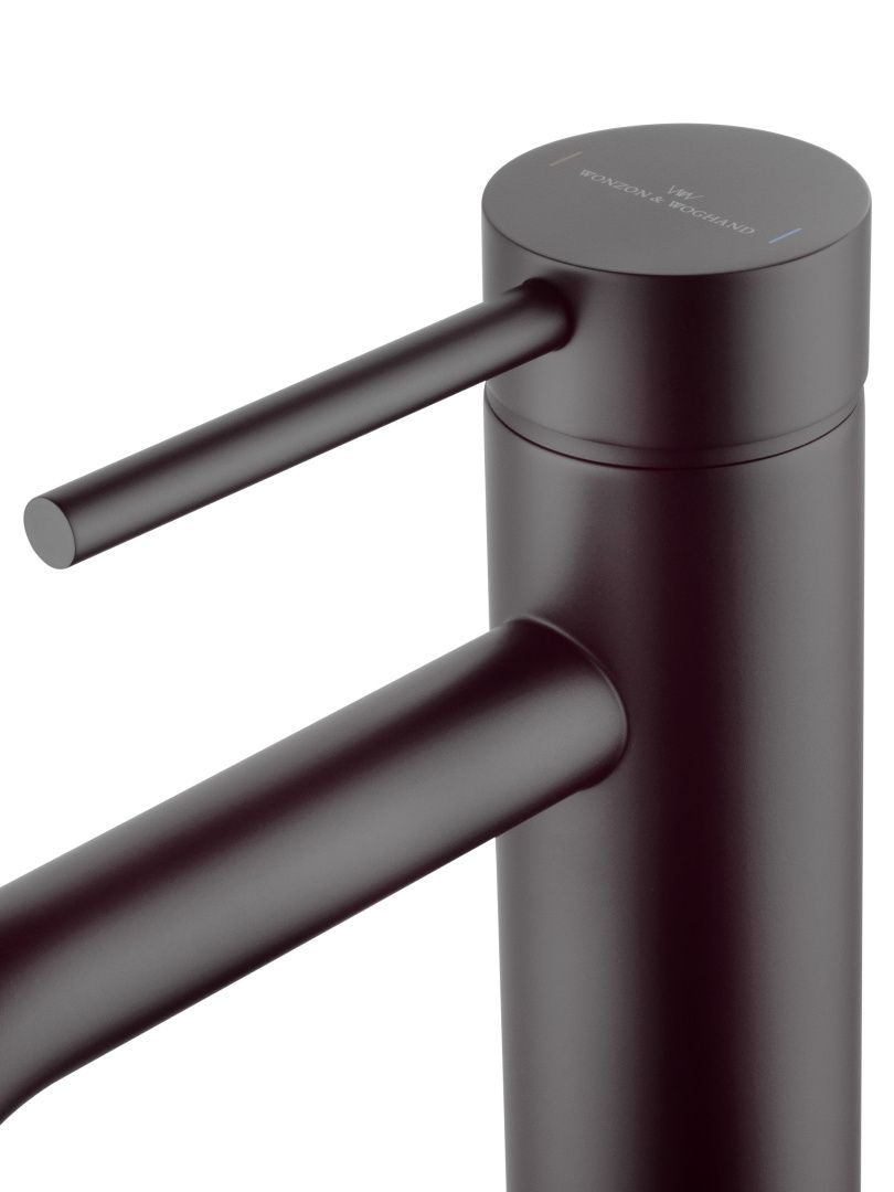 Приобрести смеситель для раковины wonzon & woghand stick, темный графит (ww-88139017-bgm)