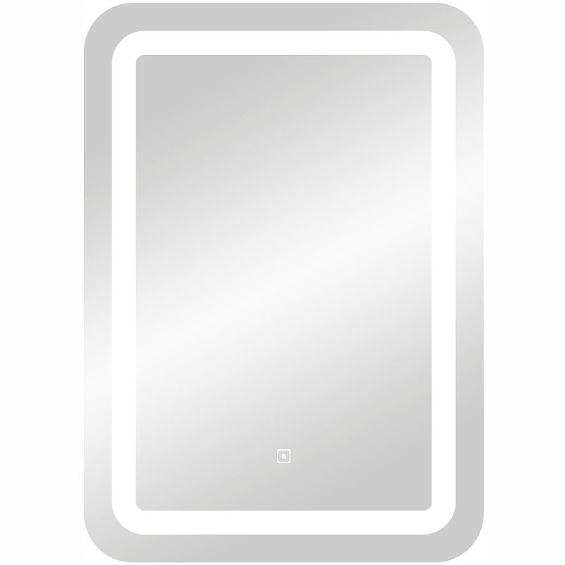 Приобрести continent зеркало с подсветкой lucia 80х90 см, сенсорный включатель, белое